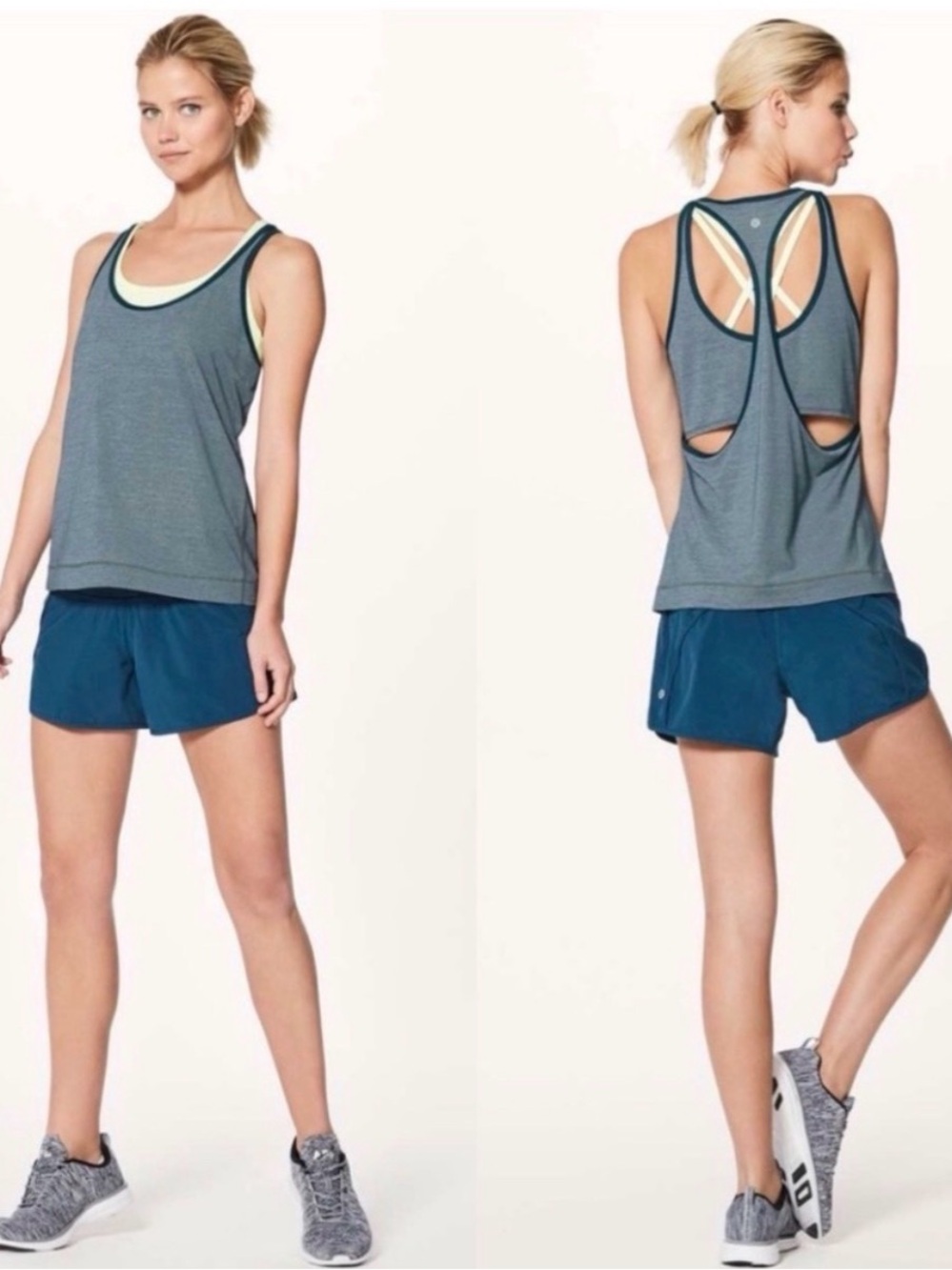Lululemon Nile Blue Run The Day Tank